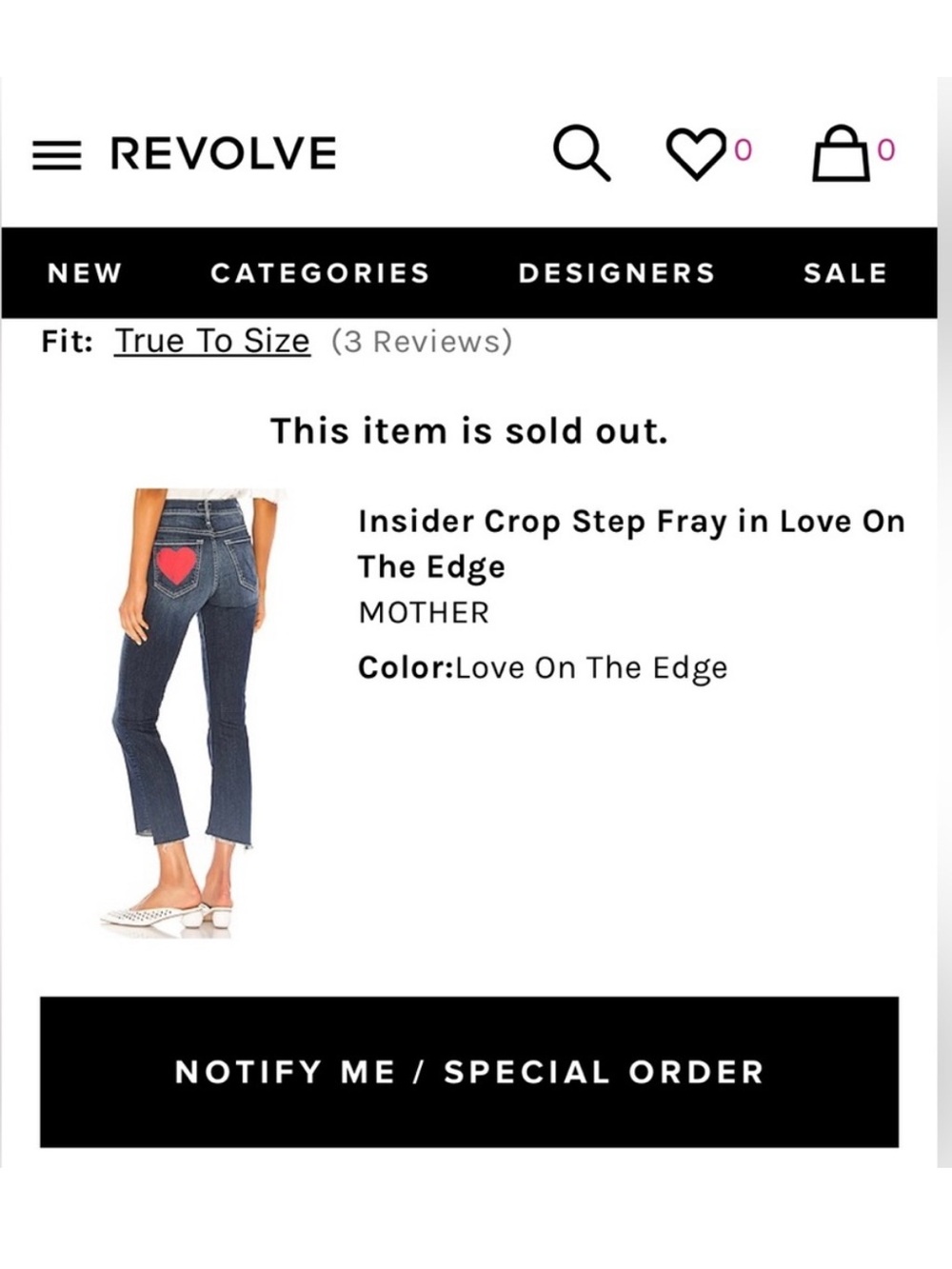 ❤️MOTHER DENIM•THE INSIDER CROP STEP FRAY~Love On The Edge❤️VVEUC $248 - Picture 4 of 10